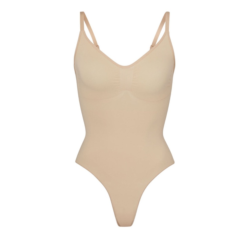 SKIMS Beige Shapewear Bodysuit